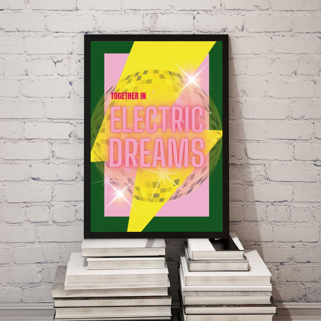 Music Print - Electric Dreams