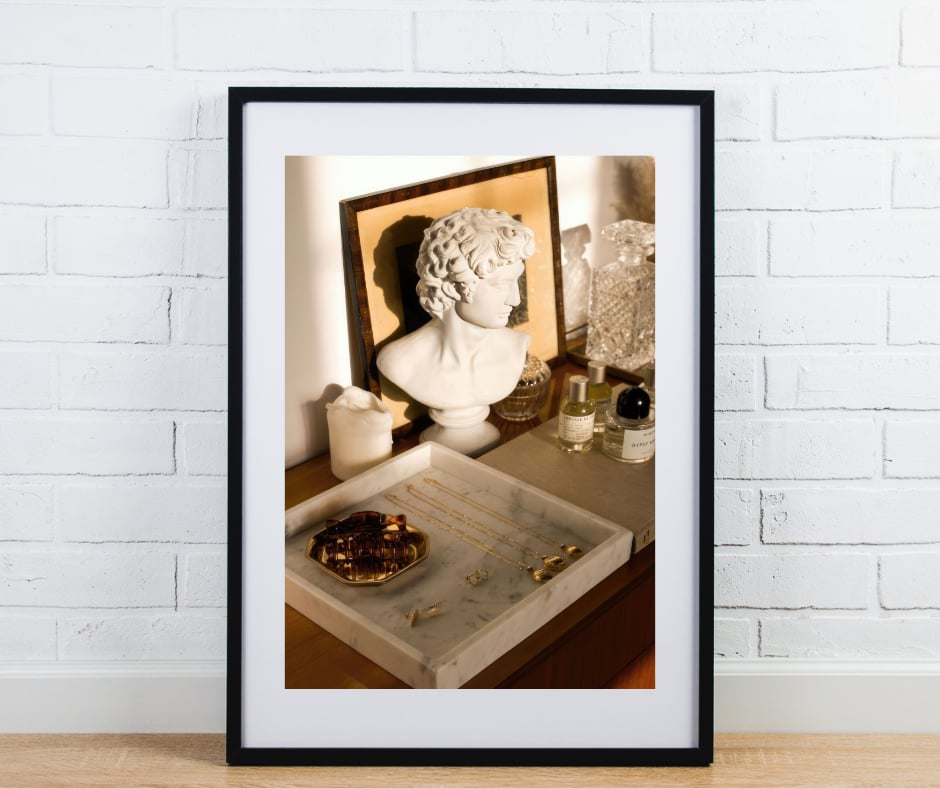 Fashion Print - Nude jewellery mannequin