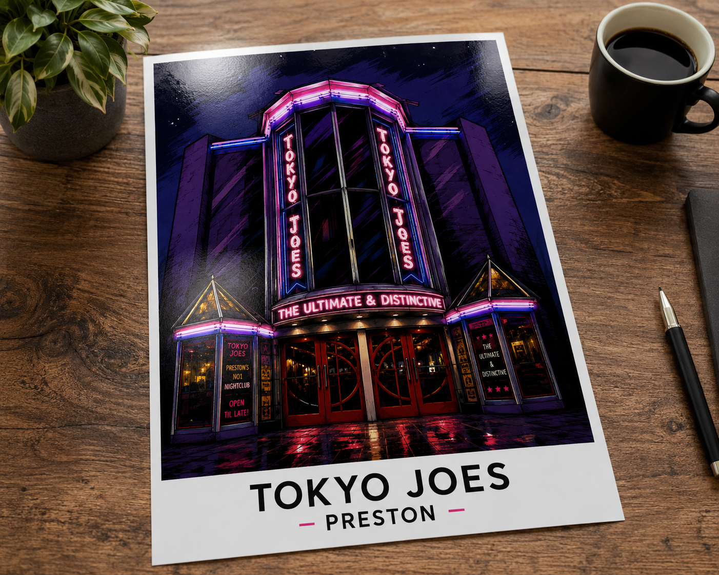 Tokyo Joes Preston - Iconic Nightclub Print