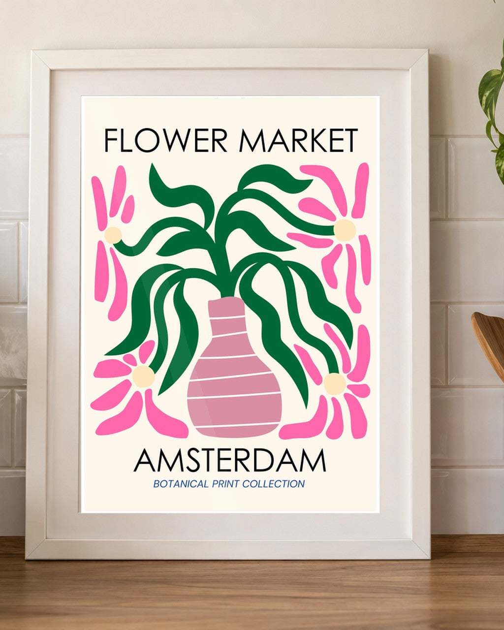 Amsterdam Flower Market kitchen mockup