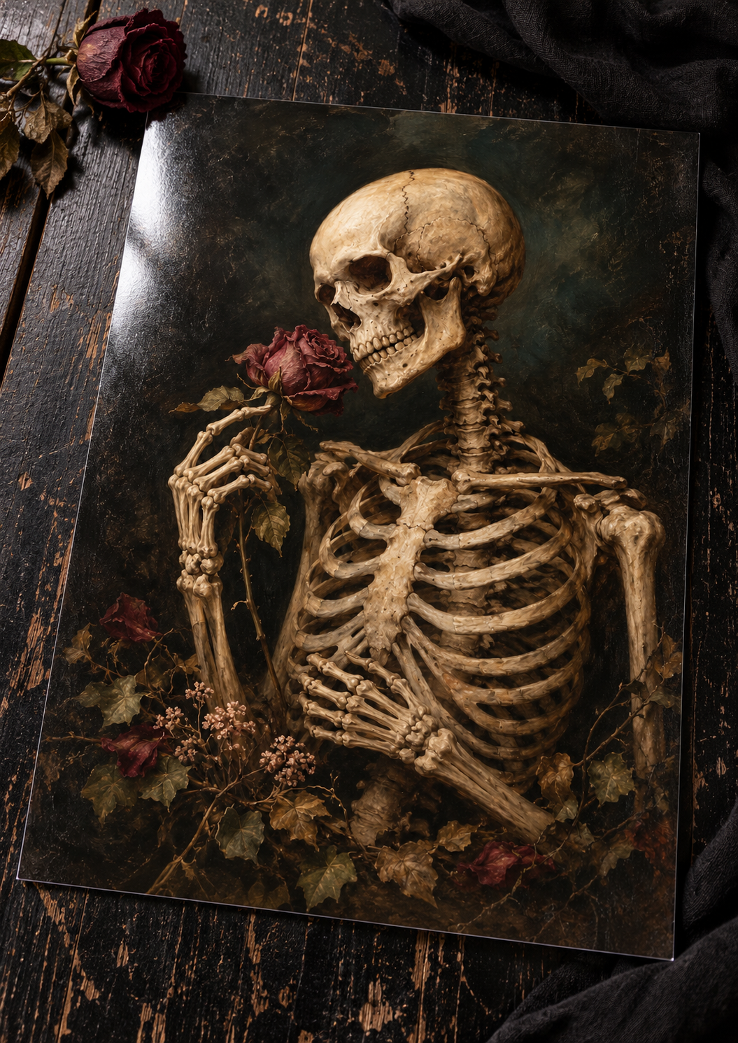 Still Yours unframed glossy photo print on a table