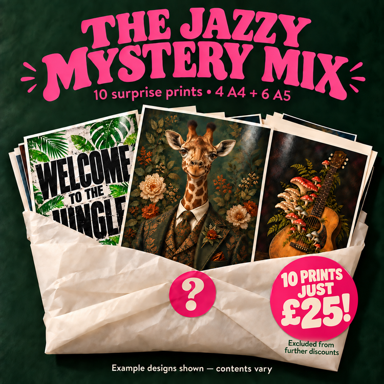 10 mystery prints for £25