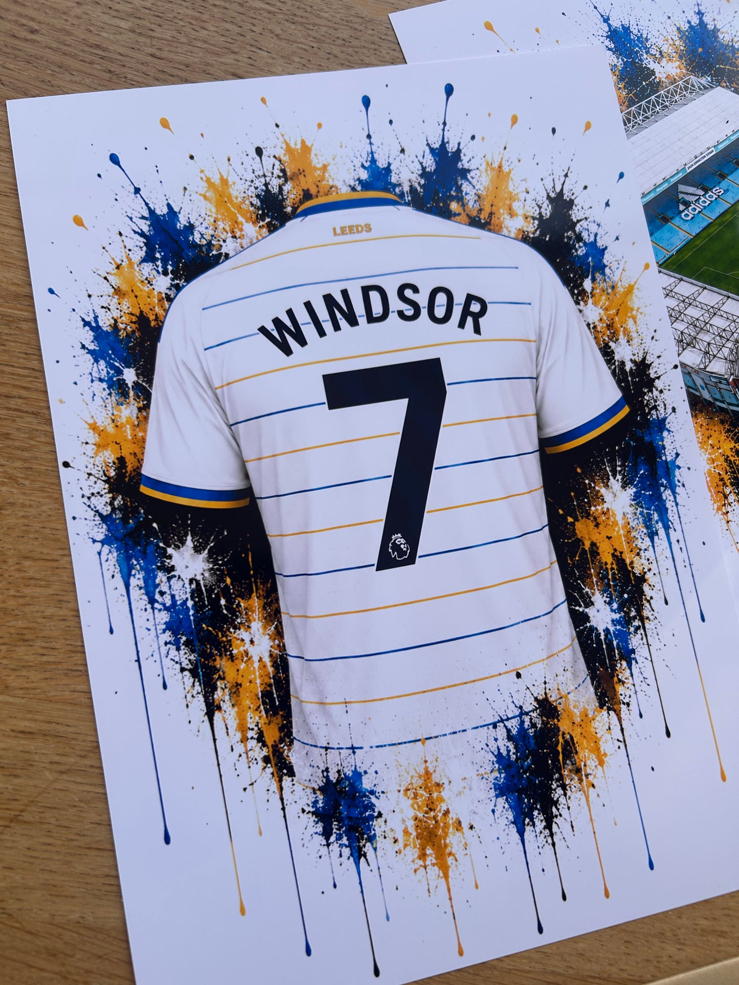 Personalised Football Shirt Print | Any Team | A4/A3/A2