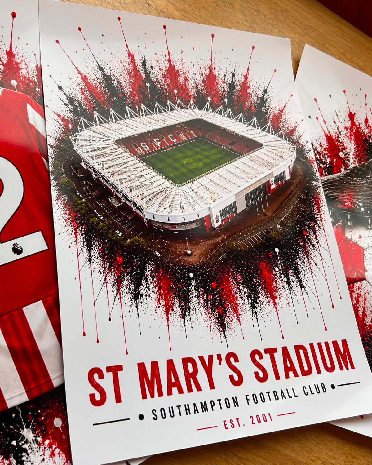 Football Stadium Print | Any Team | A4/A3/A2