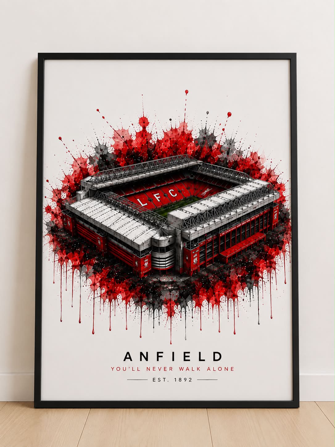 Football Stadium Print | Any Team | A4/A3/A2