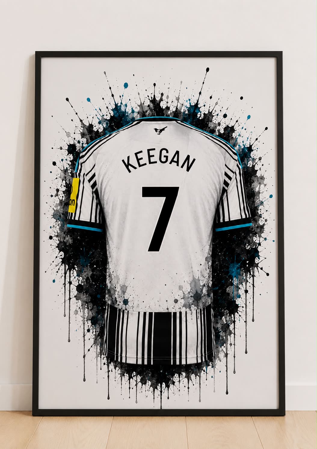 Personalised Football Shirt Print | Any Team | A4/A3/A2