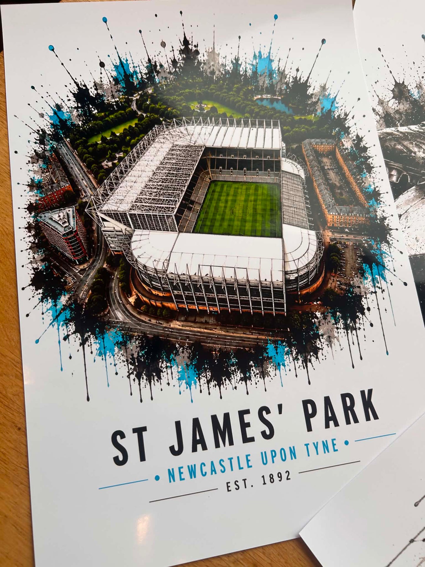 Football Stadium Print | Any Team | A4/A3/A2