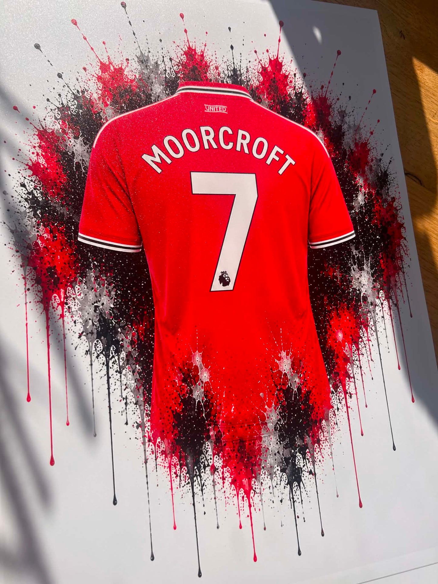 Personalised Football Shirt Print | Any Team | A4/A3/A2