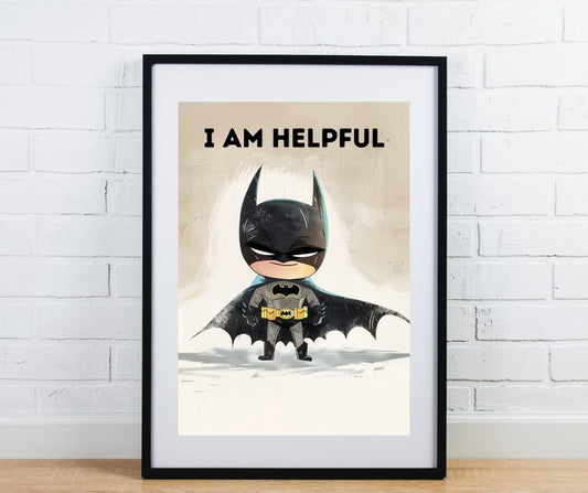 Children’s bedroom print - Superhero Batman