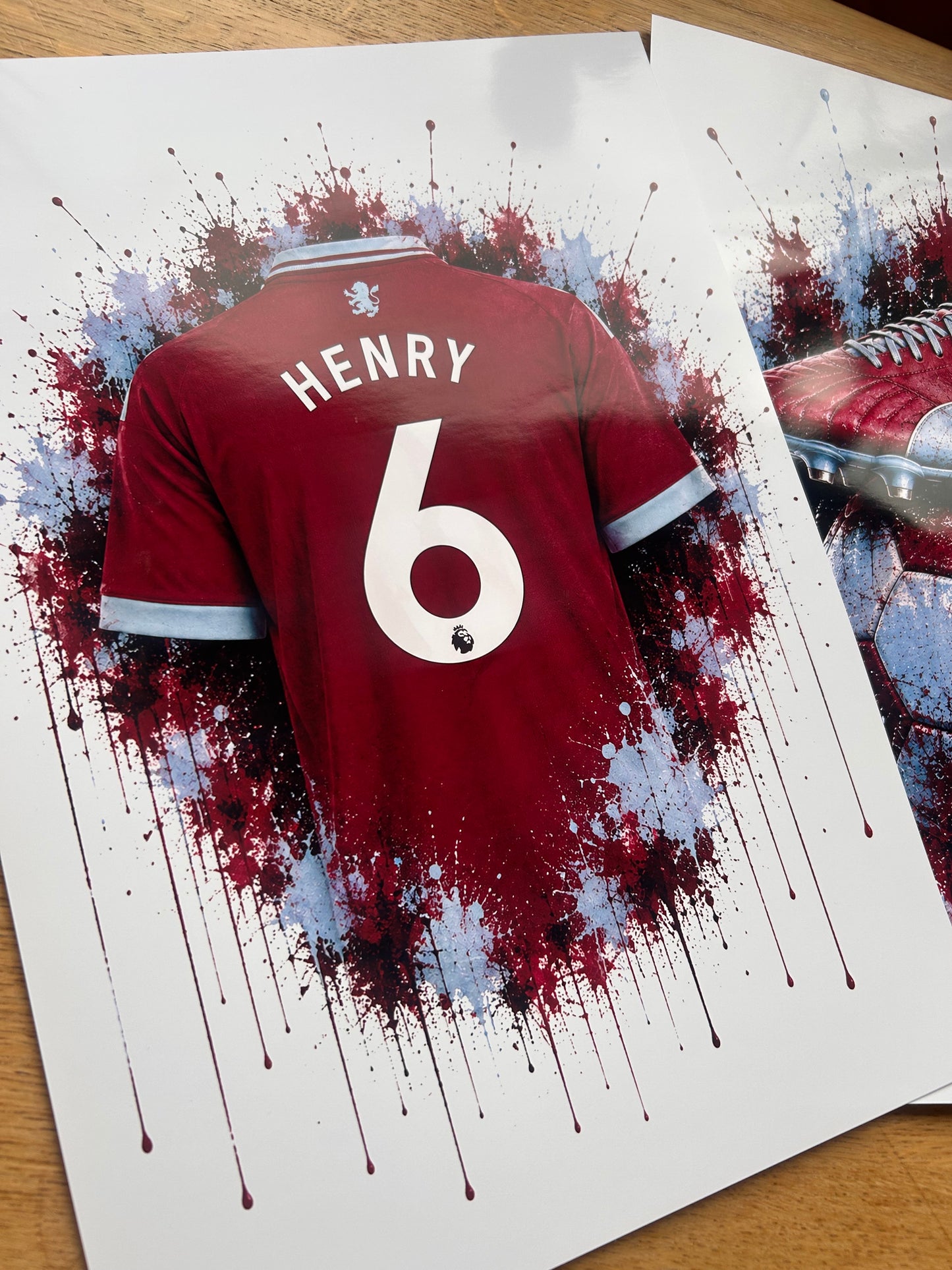 Personalised Football Shirt Print | Any Team | A4/A3/A2