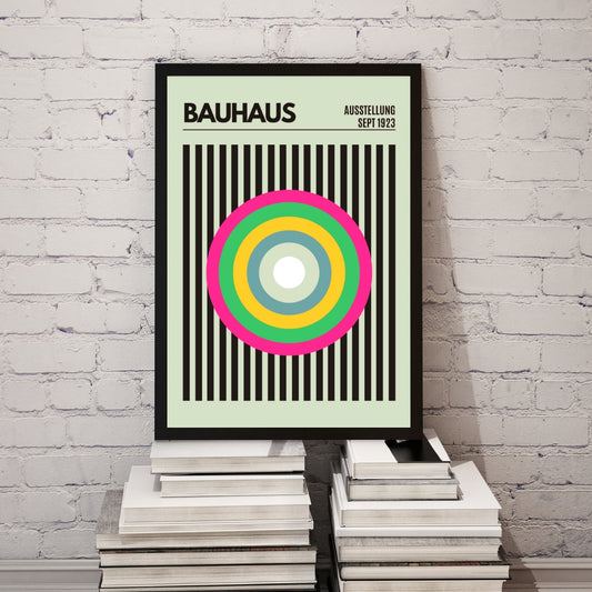 Bauhaus target print