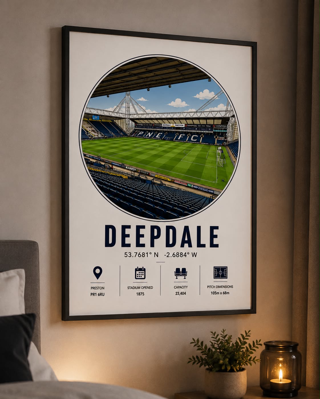 Iconic Stadiums Info Print | Any team | A4/A3/A2