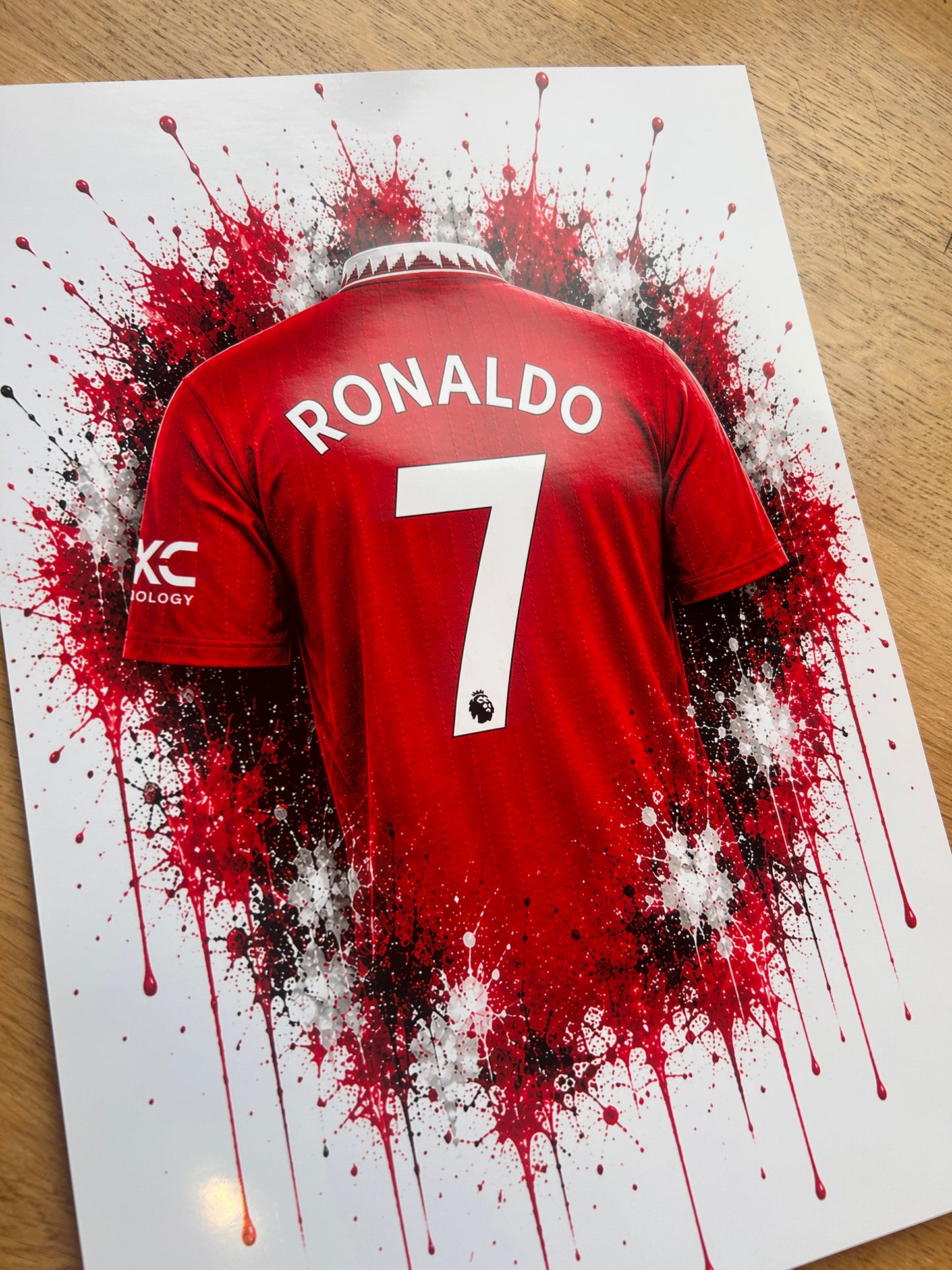 Personalised Football Shirt Print | Any Team | A4/A3/A2