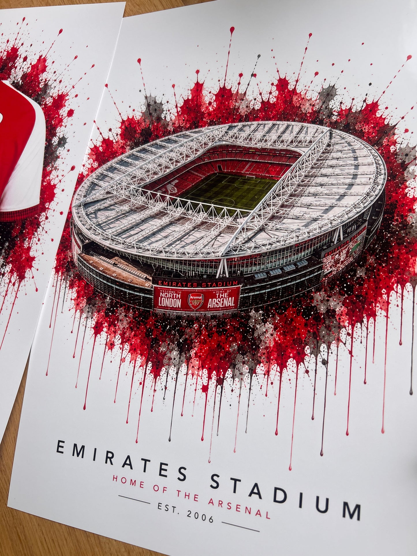 Football Stadium Print | Any Team | A4/A3/A2