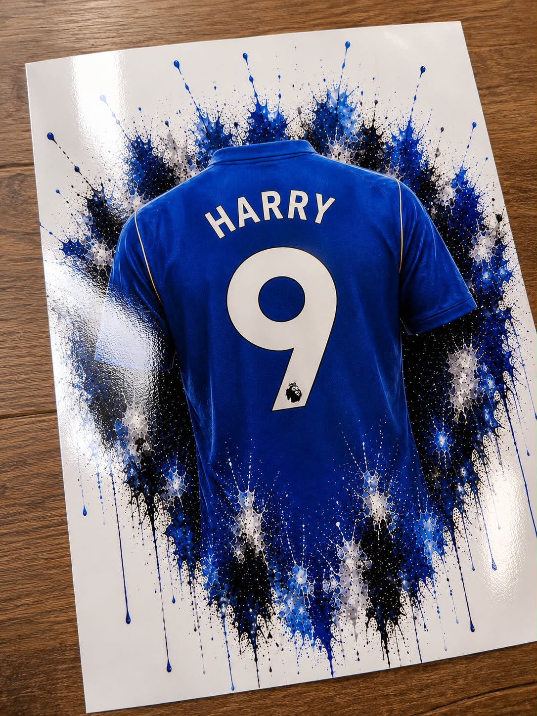 Personalised Football Shirt Print | Any Team | A4/A3/A2