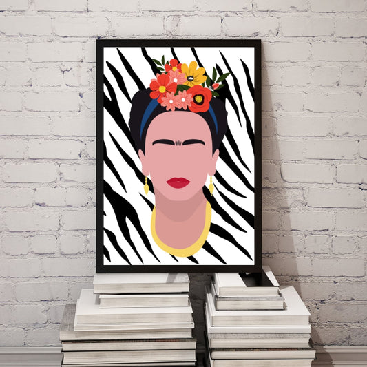 Frida Kahlo eclectic animal print