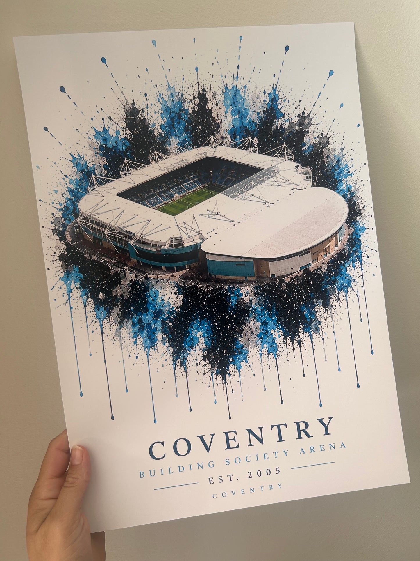 Football Stadium Print | Any Team | A4/A3/A2
