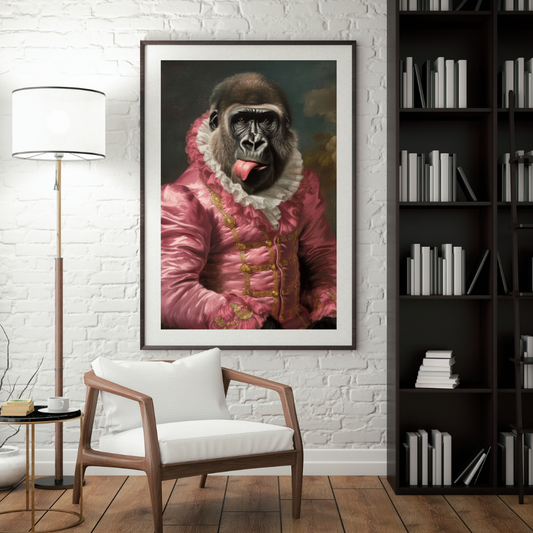 Vintage Animal Print - Gorilla