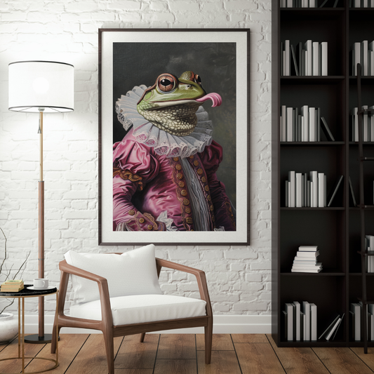 Vintage Animal Print - Frog