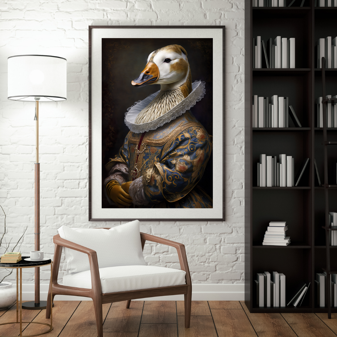 Vintage Animal Print - Duck