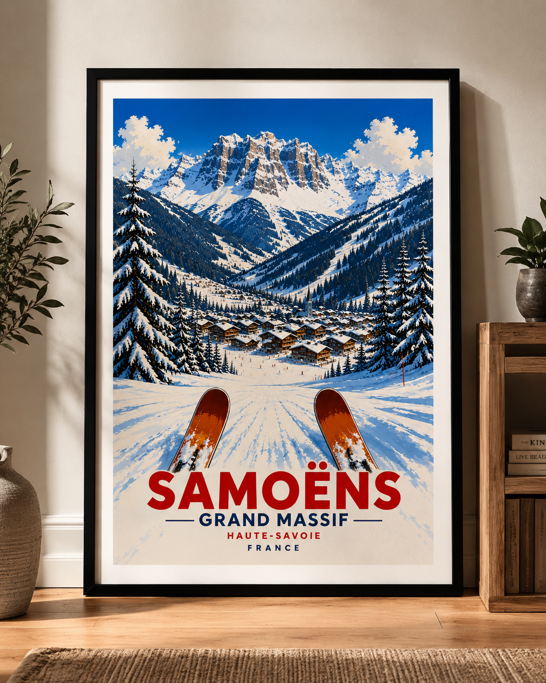 Samoëns Grand Massif Ski Poster