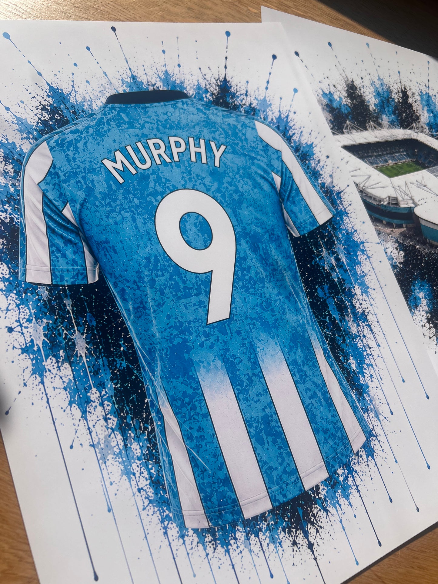Personalised Football Shirt Print | Any Team | A4/A3/A2