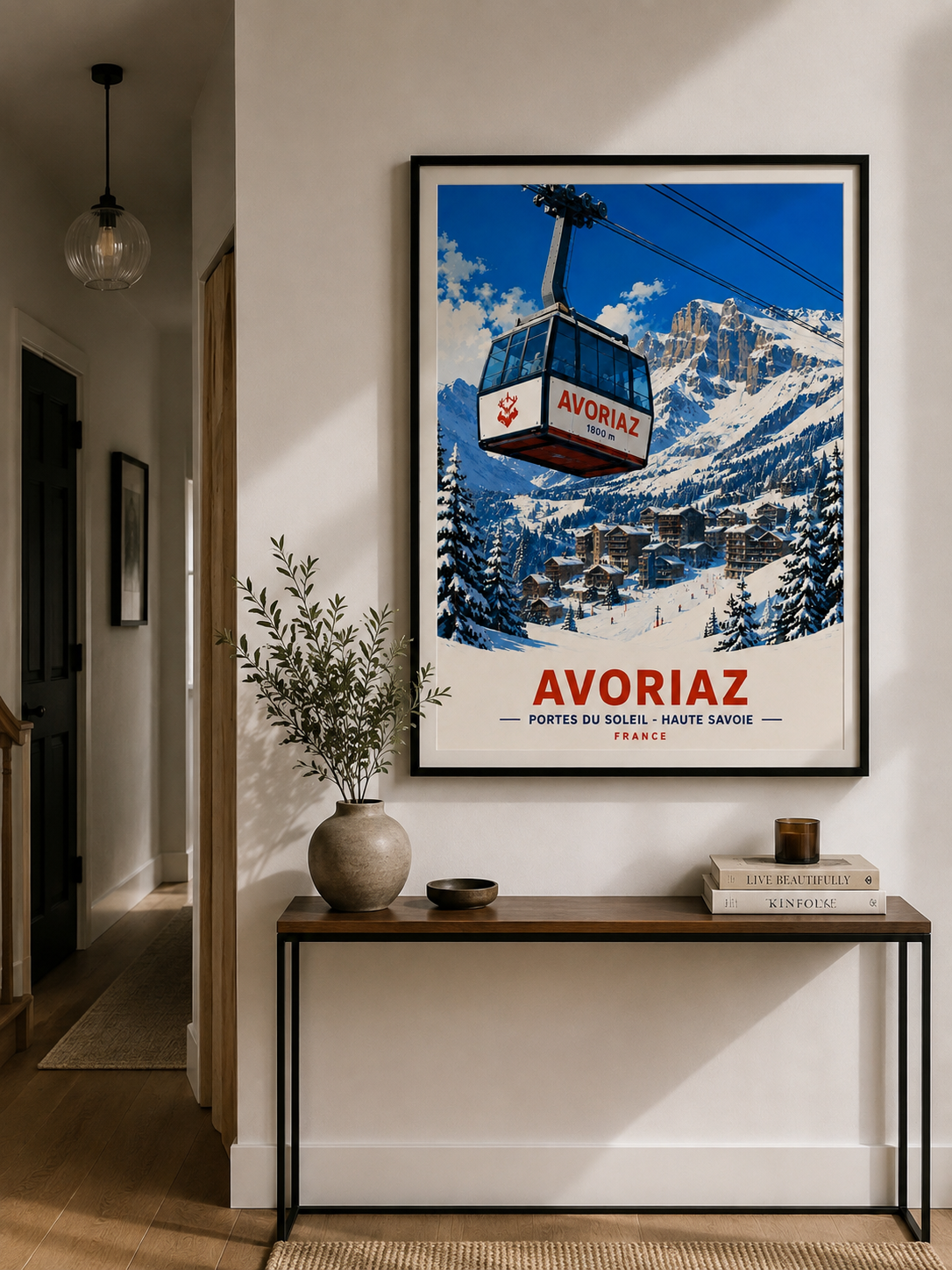 Avoriaz – French Alps Ski Print