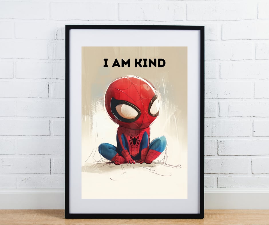 Children’s bedroom print - Superhero Spiderman
