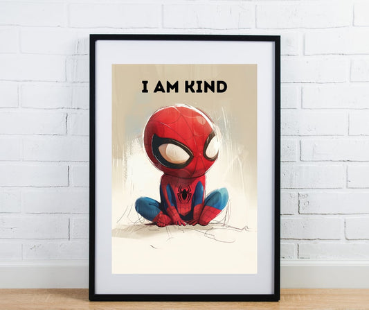 Children’s bedroom print - Superhero Spiderman