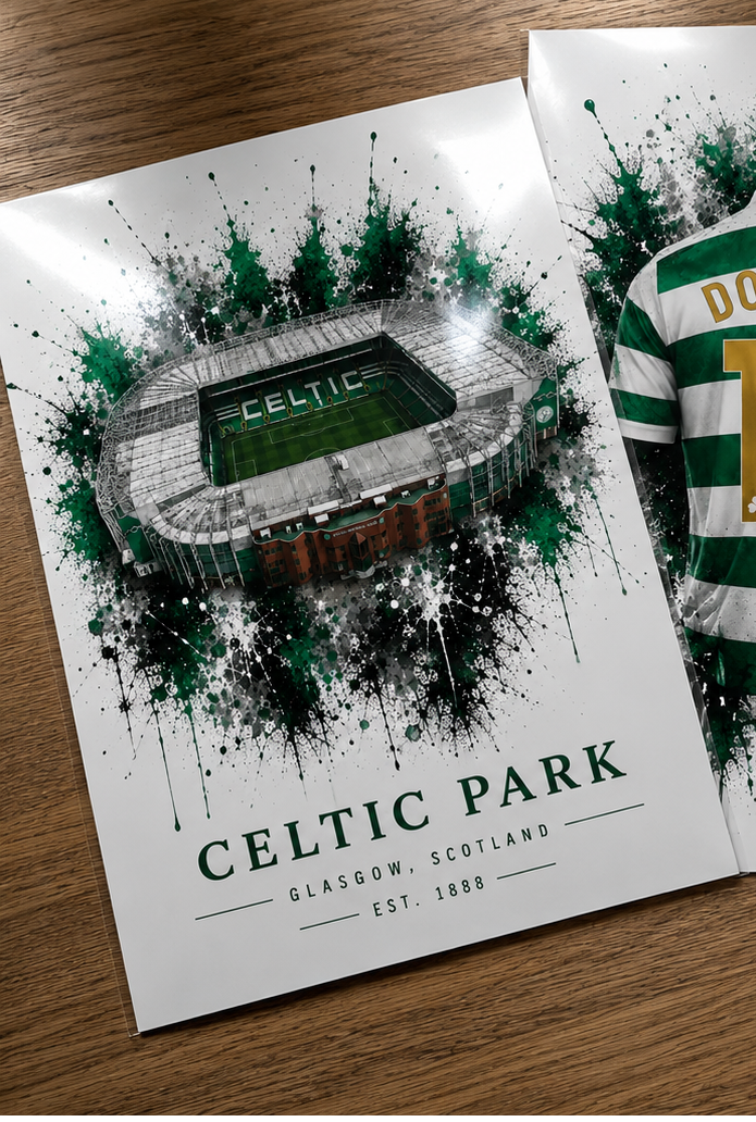 Football Stadium Print | Any Team | A4/A3/A2
