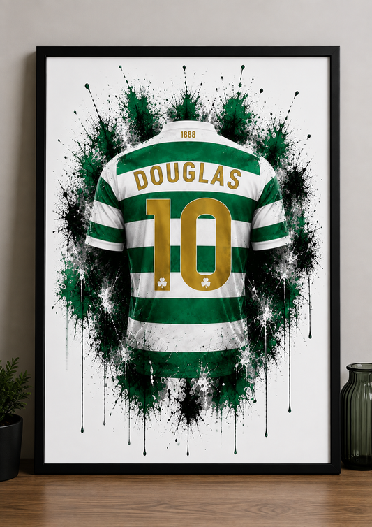 Personalised Football Shirt Print | Any Team | A4/A3/A2
