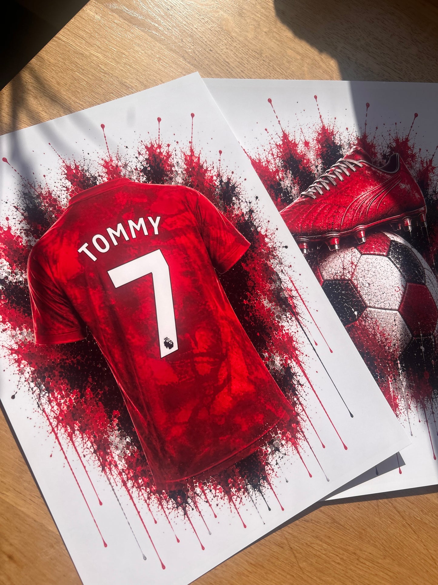 Personalised Football Shirt Print | Any Team | A4/A3/A2