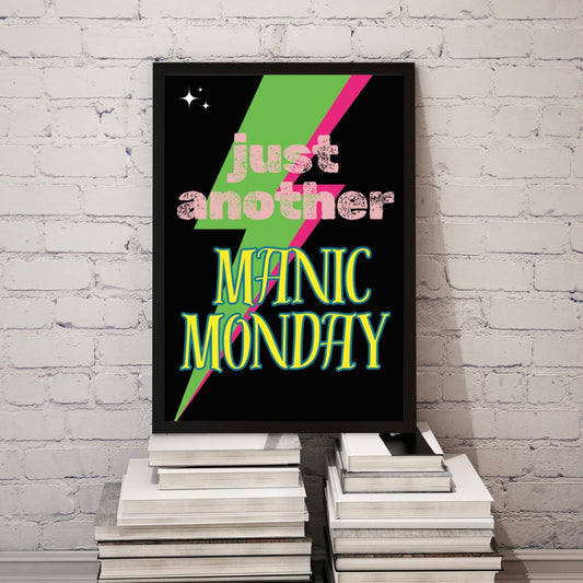 Music Print - Manic Monday
