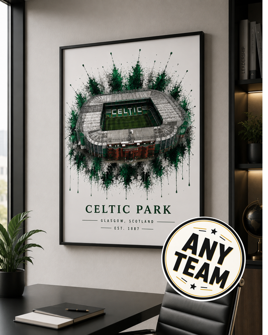 Football Stadium Print | Any Team | A4/A3/A2