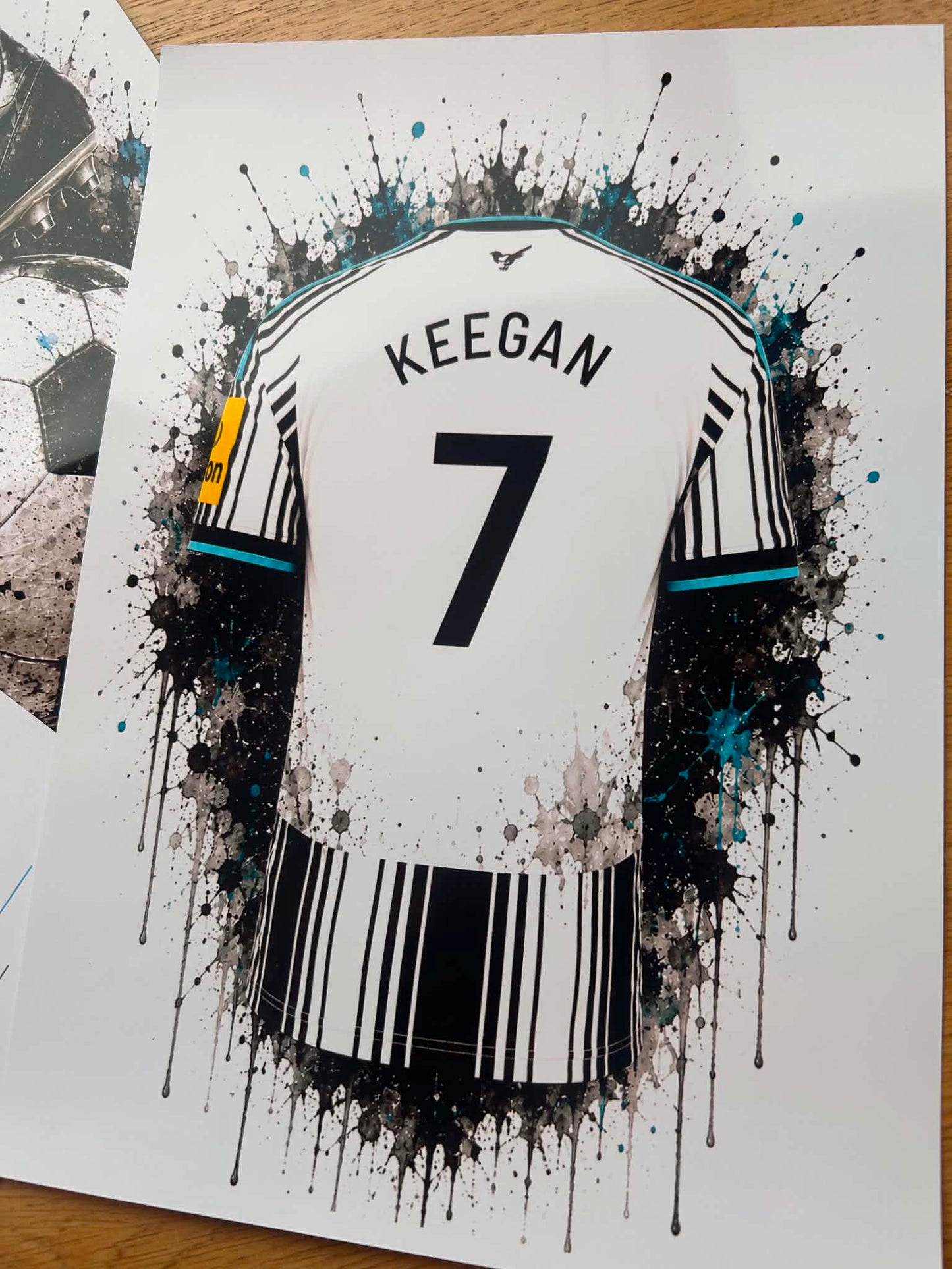 Personalised Football Shirt Print | Any Team | A4/A3/A2