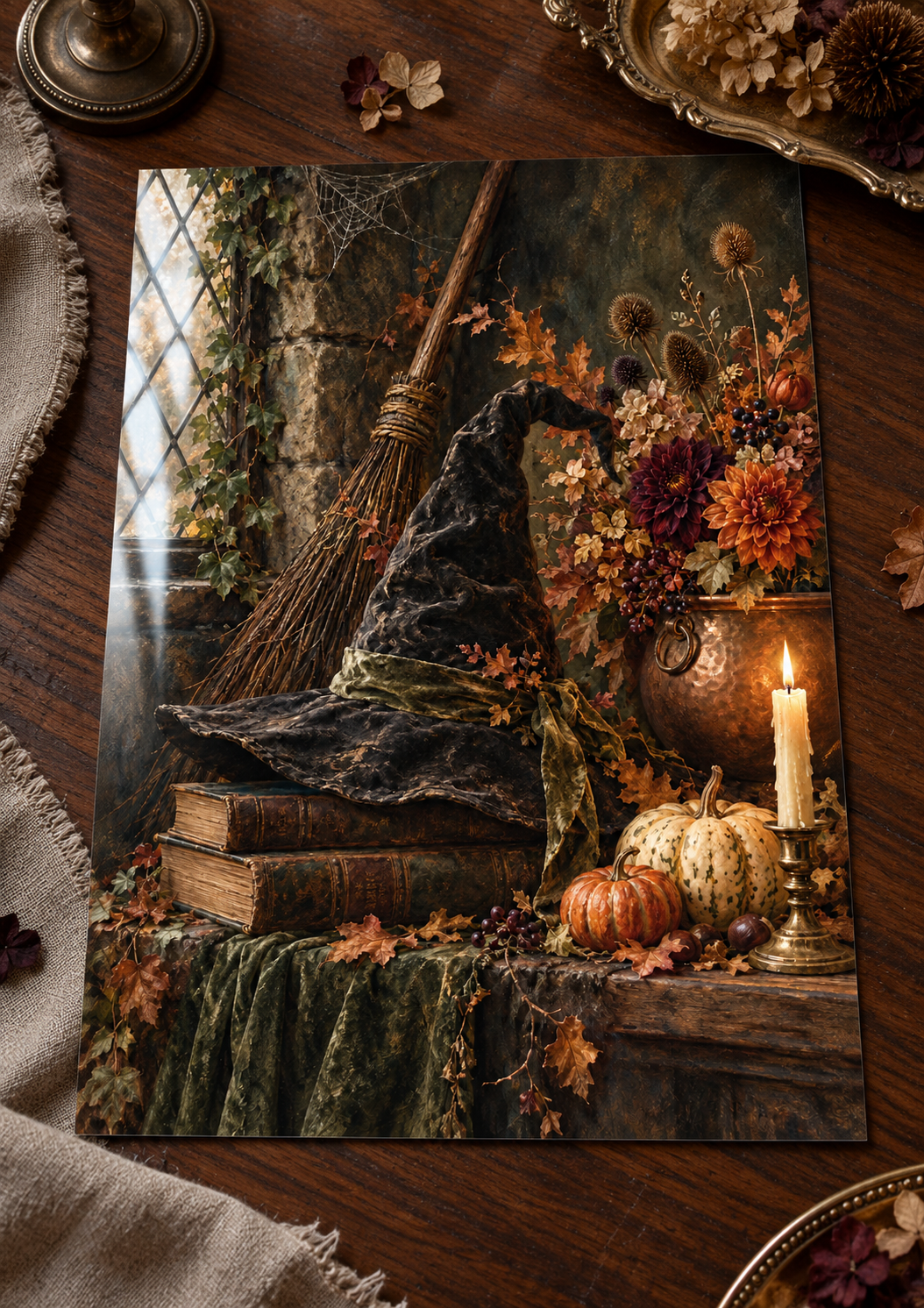 After the Last Spell unframed glossy photo print on a table