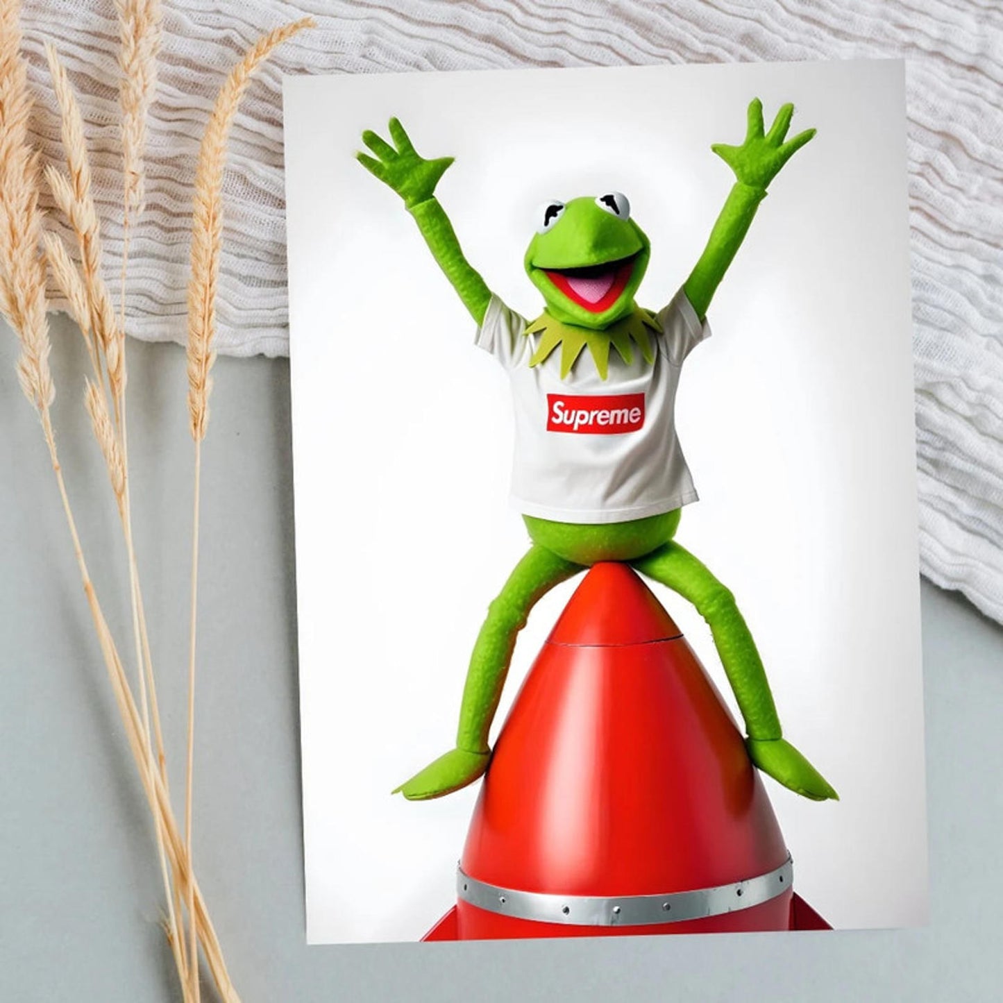 Kermit the frog print Supreme