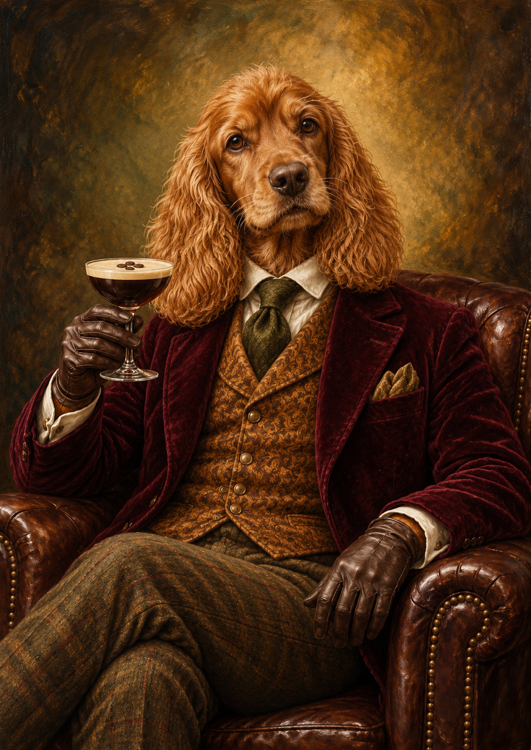 Bark After Dark – Cocker Spaniel & Espresso Martini artwork