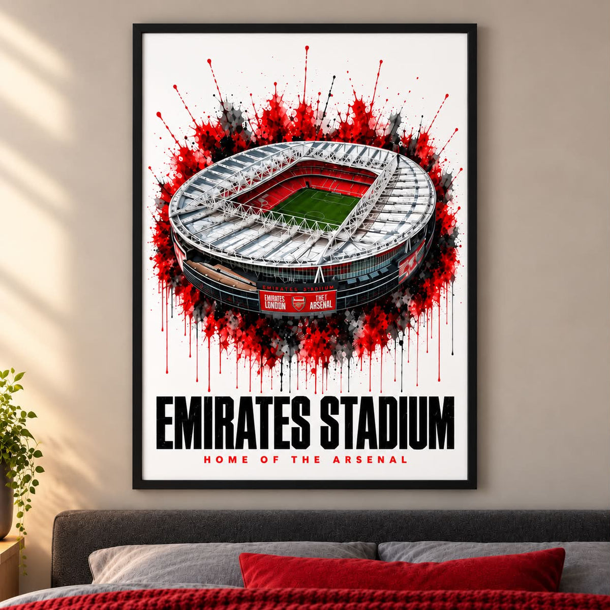Football Stadium Print | Any Team | A4/A3/A2