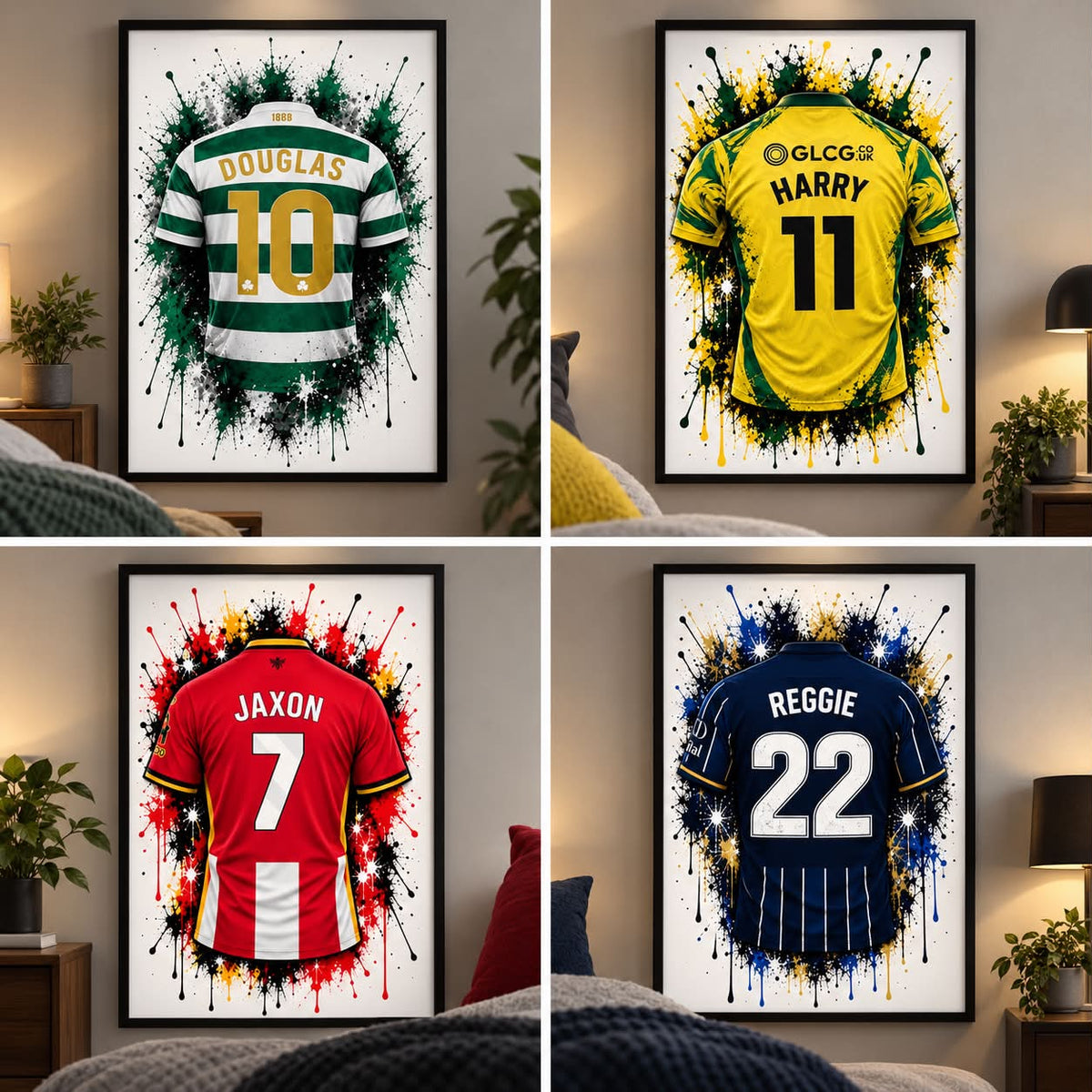 Personalised Football Shirt Print | Any Team | A4/A3/A2