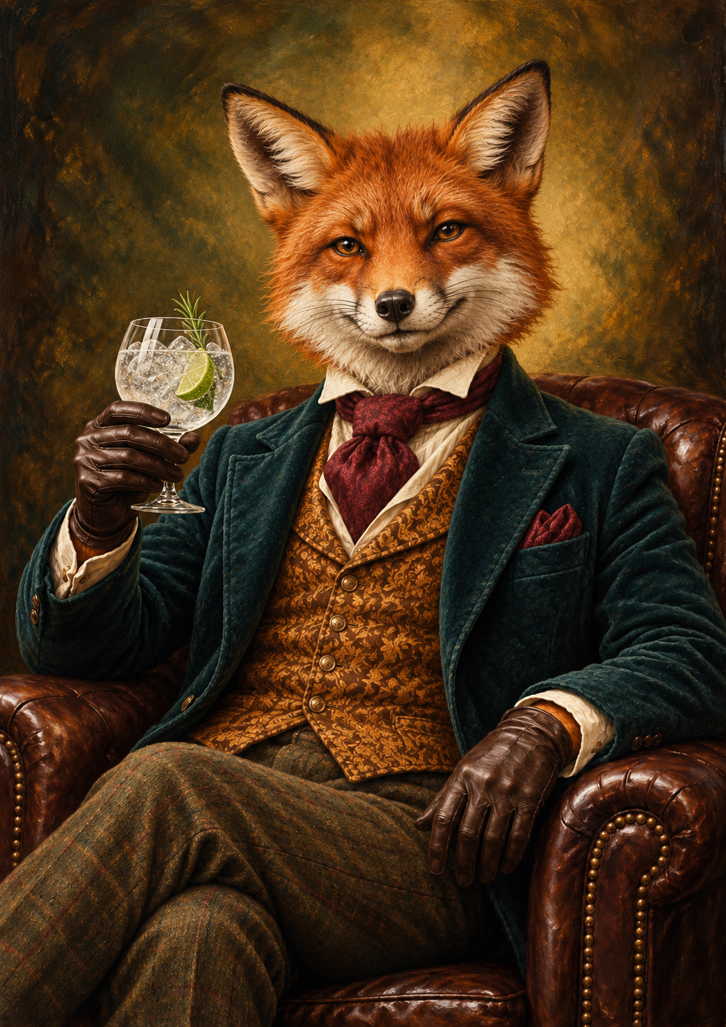 For Fox Sake, Pass the Gin – Fox & Gin and Tonic artwork