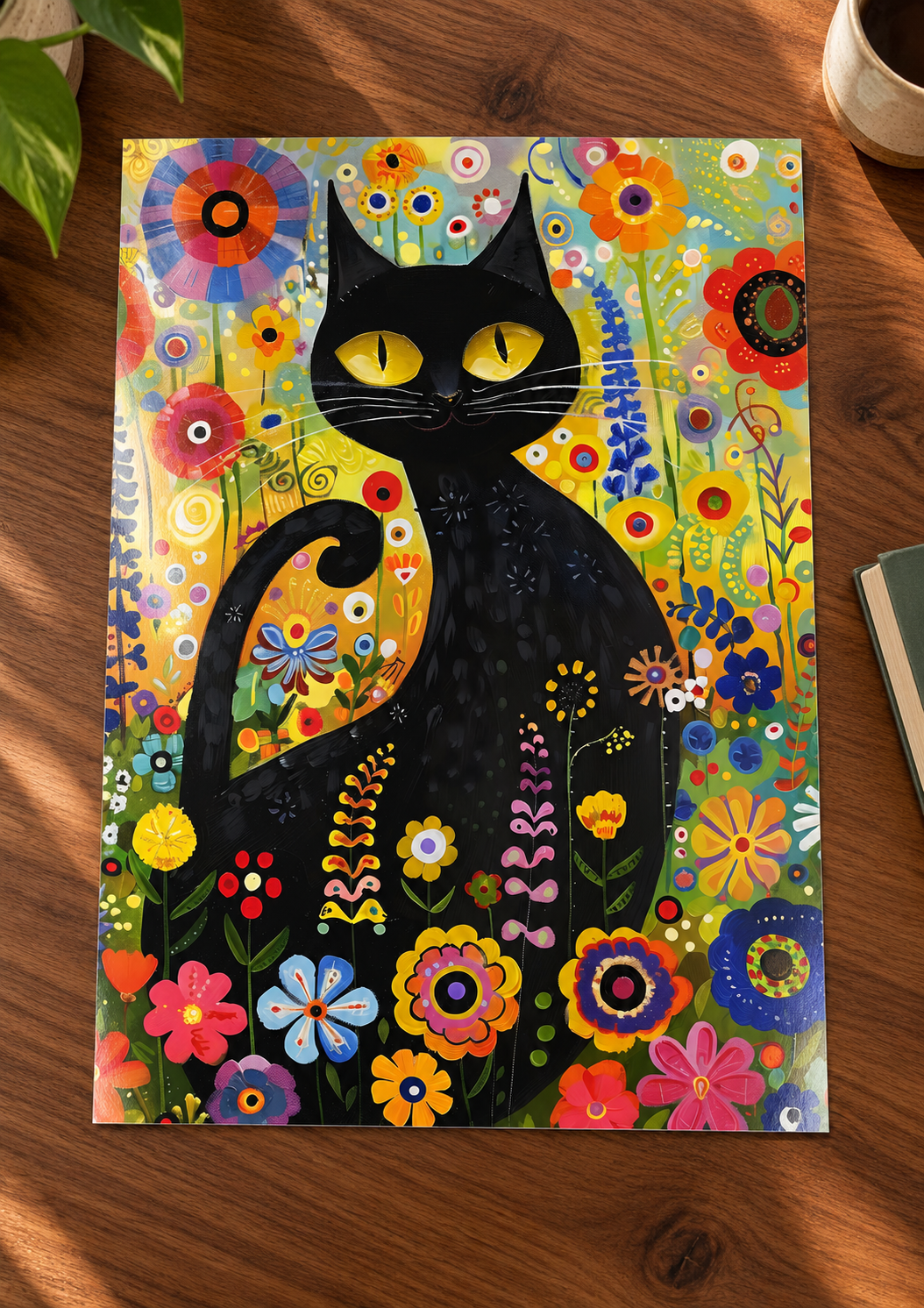 Gustav Klimt Cat II Art Print unframed glossy print