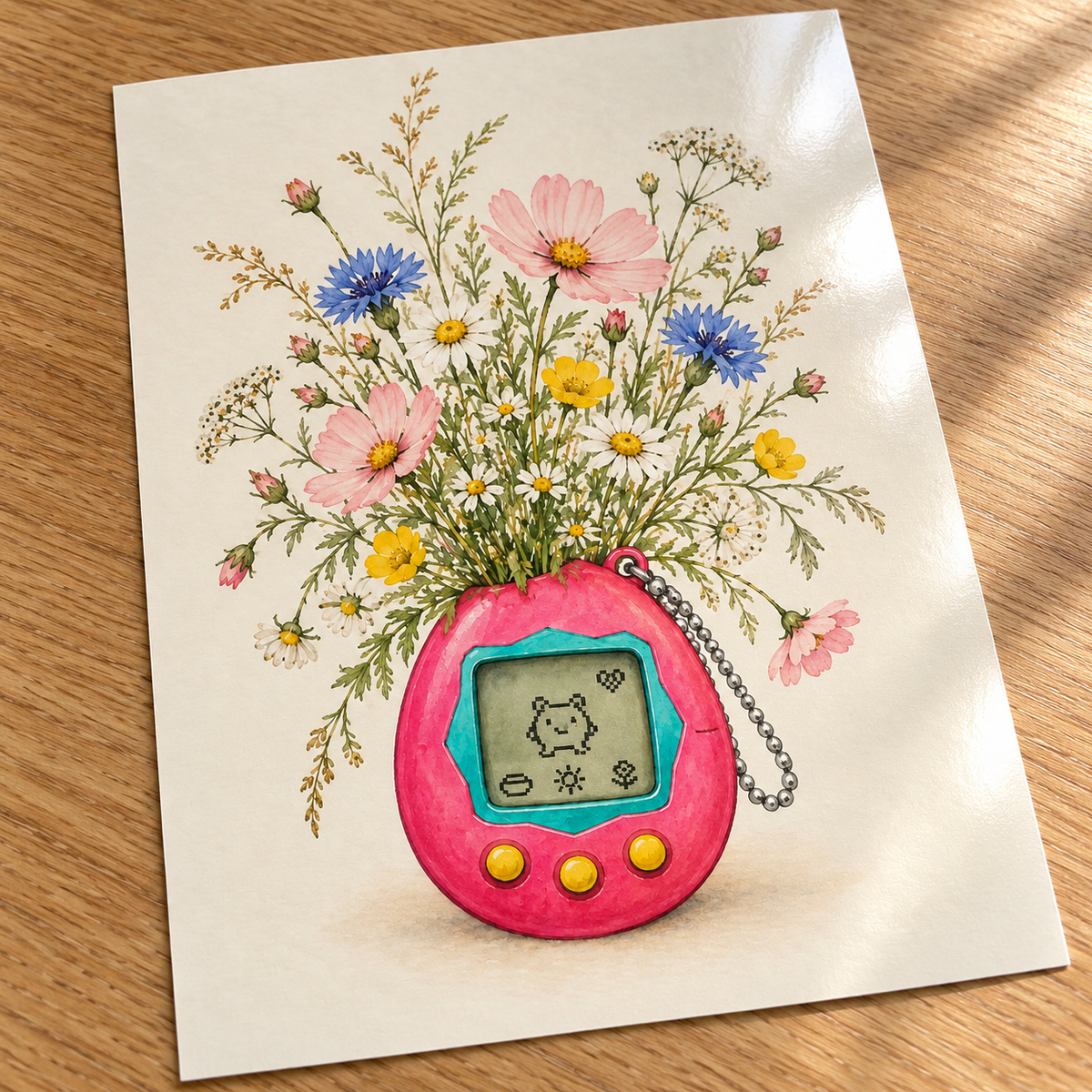 Petal Pal unframed glossy card print included in the set