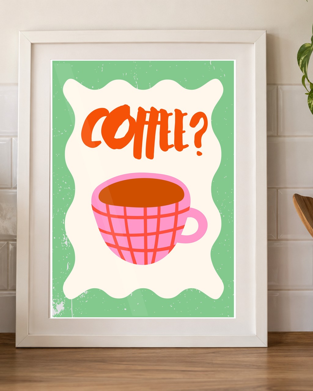 Retro Coffee Cup kitchen mockup
