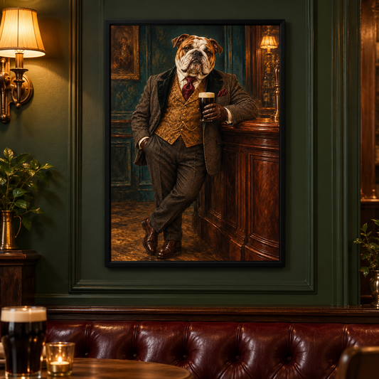 Stout and Proud framed lifestyle mockup – frame not included